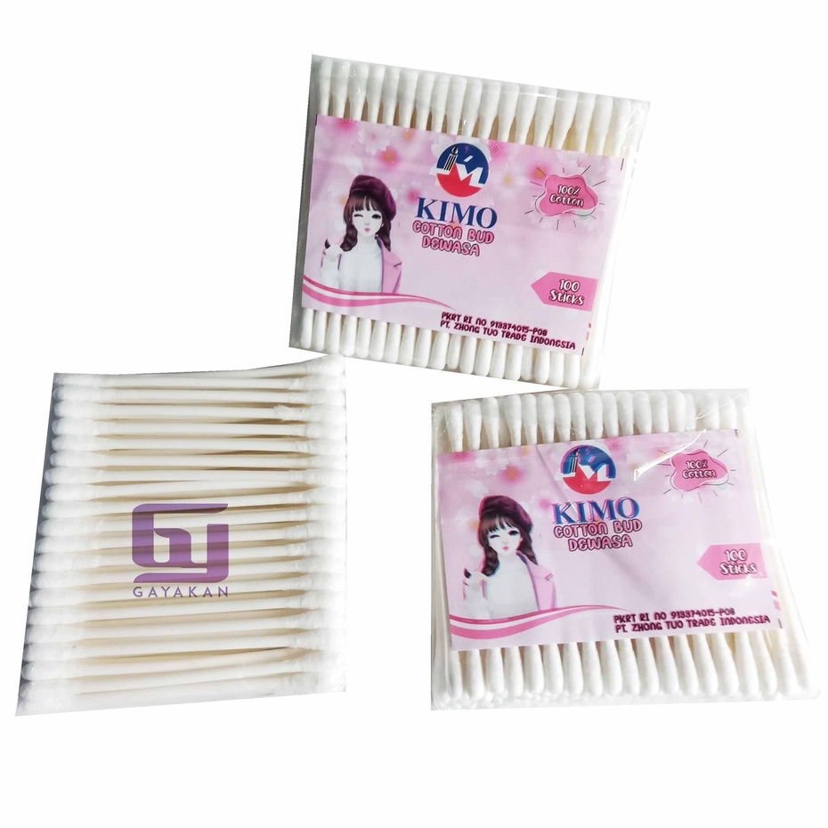 Korek Kuping Kapas Cotton Bud Ukuran Dewasa