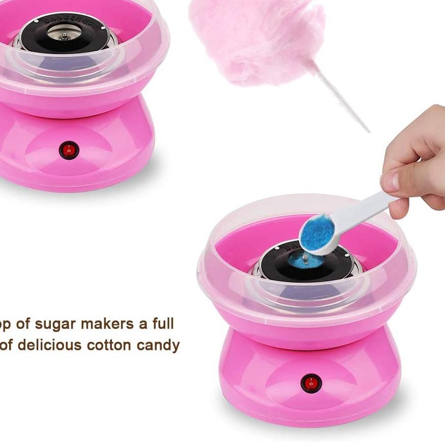 Terbaik Mesin Gulali Mini Electric Cotton Candy Floss Maker Alat Pembuat Permen Kapas