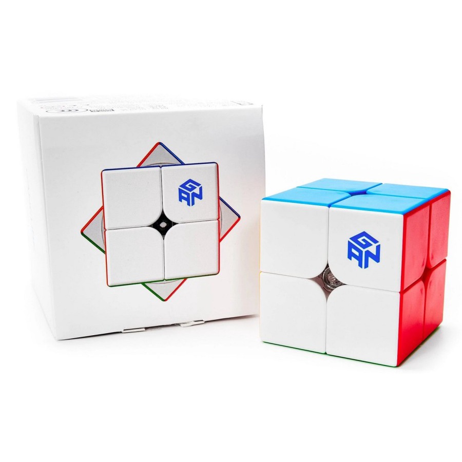 Magic Cube Gan 251 v2 2x2 Puzzle Kubus Stickerless 2x2x2 Gan251 v2 non magnetic
