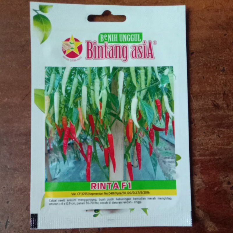 Benih Cabai Rawit RINTA F1 ( 1 GR )✓Bintang Asia
