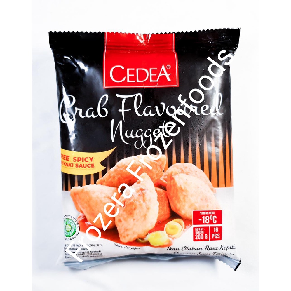 

[DIJAMIN FRESH] CEDEA Crab Flavoured Nuget 200gr/ Nuget Kepiting / Frozenfoods Murah