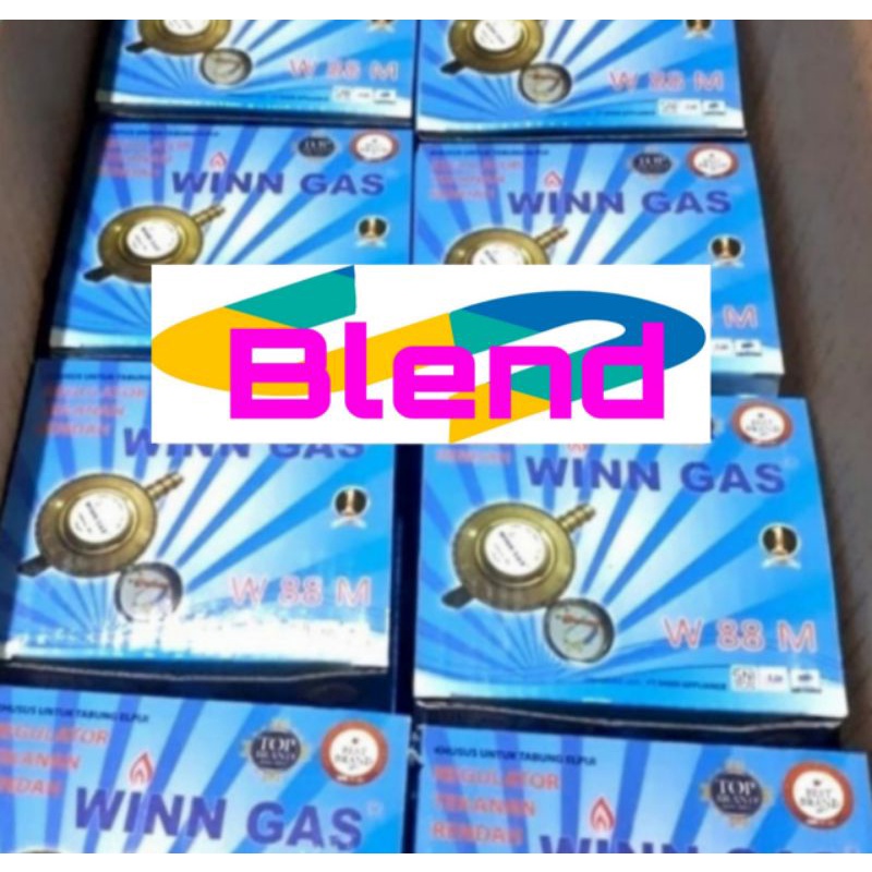 Winn Gas Regulator+Meter BODY KECIL Tekanan Rendah Kepala Gas Tekva