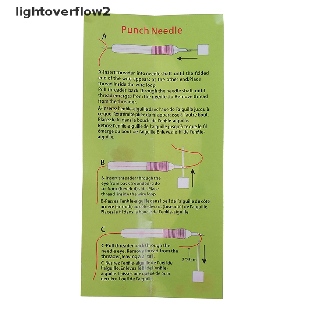 (lightoverflow2) Pena Bordir DIY Untuk Kerajinan Tangan