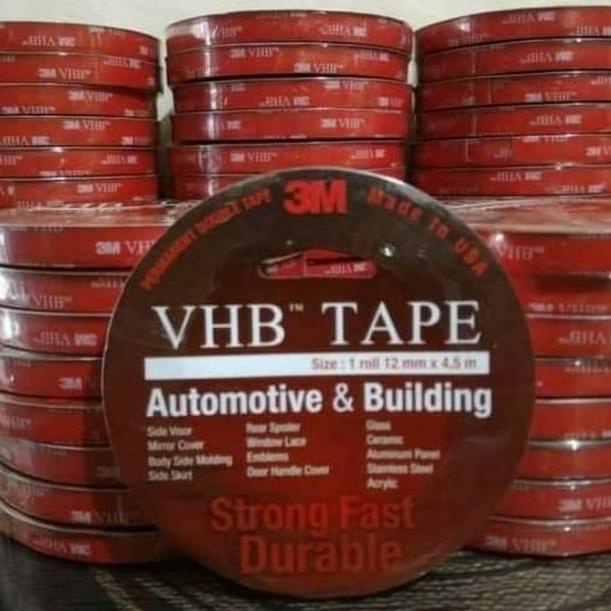 

[KODE PRODUK JL0FF6053] Original 3M Double Tape VHB 12mm Super Kuat Super Lengket Tahan Lama