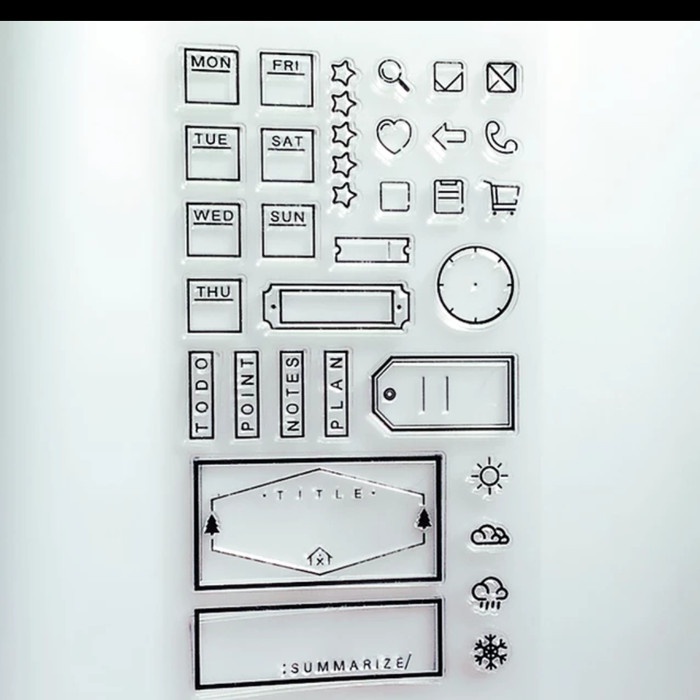 

Nikmati Stamp / Stempel Hari Bujo Utk Journal, Planner, Diary, Agenda Terbatas