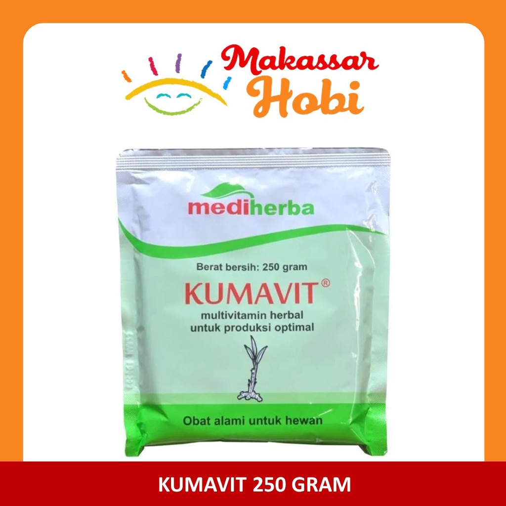 Kumavit 250 gr Obat Vitamin Peningkat Nafsu Makan Ayam Hewan Medion