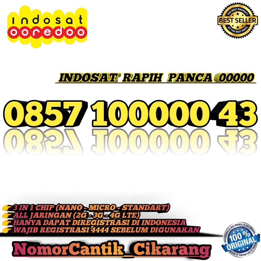 NOMOR CANTIK INDOSAT PROMO PANCA 00000 NOMOR CANTIK INDOSAT SERI RIBUAN 1000 10000 100000