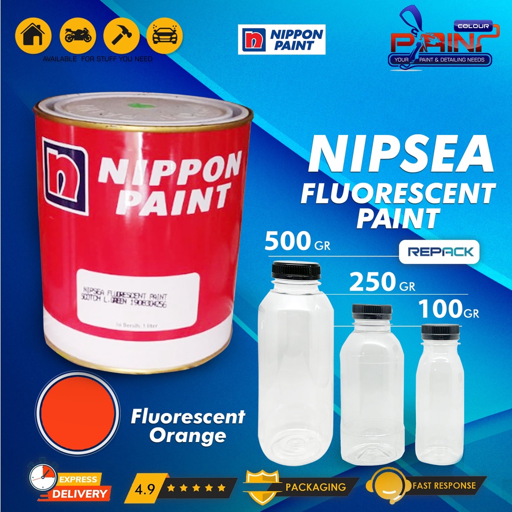 Nippon Paint Cat Duco Nipsea Fluorescent / Stabilo - Orange