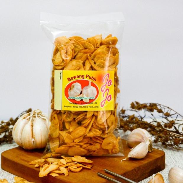 

✨MEN SALE✨ Bawang Putih Goreng Jojo irisan 100gr Firsthand buruan