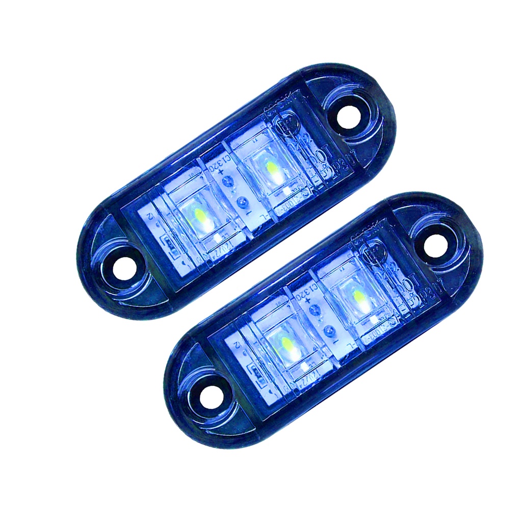 2 Pcs Lampu Samping Led Tahan Lama Untuk Truk Trailer Caravan