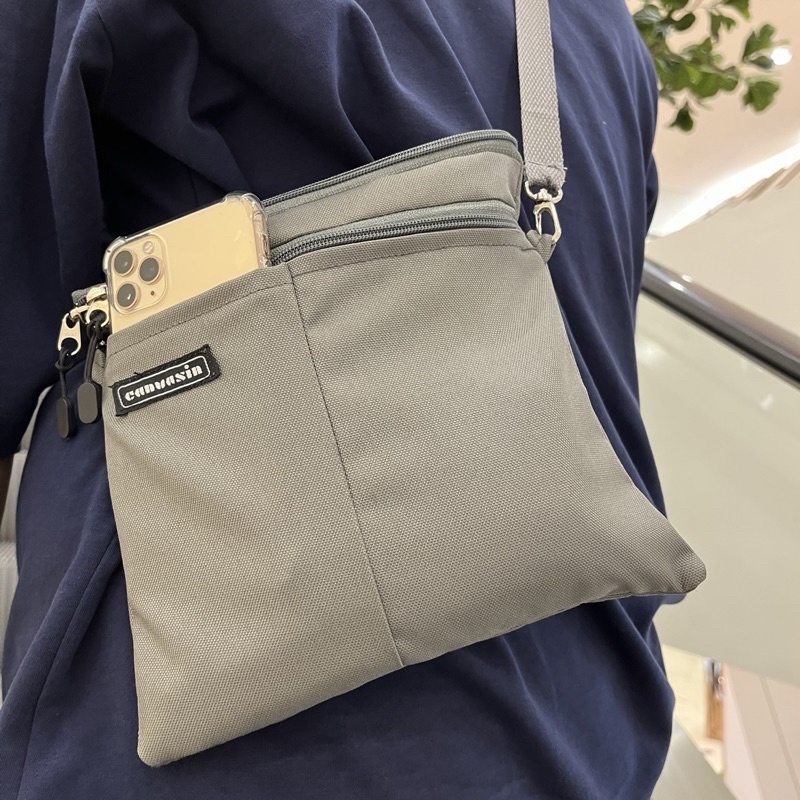 Sling bag Square Grey