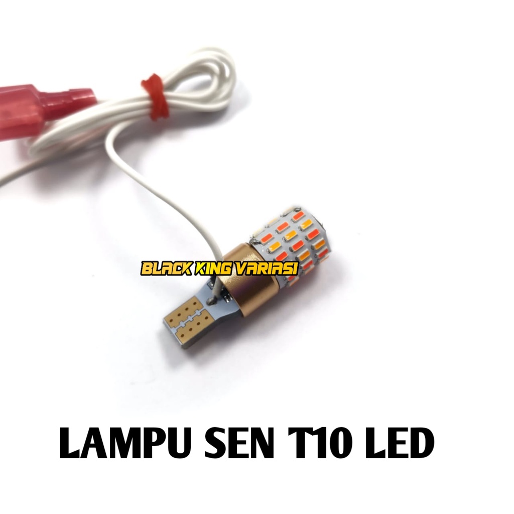 Lampu Led T10 Motor 2 Mode 54 Mata Ac Dc CR7 Lampu Sein Lampu Senja Motor 54 Titik Nmax Aerox Beat Vario Pcx ADV Lampu Sen 54 Mata