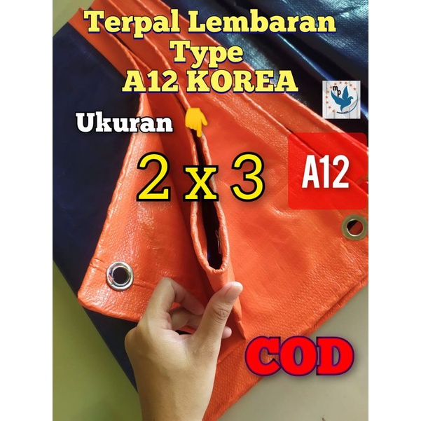 TERPAL lembaran terpal tenda terpal truk terpal tutup A12 2x3