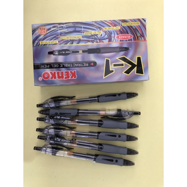 

bolpen kenko K-1 hitam 0.5mm isi 12