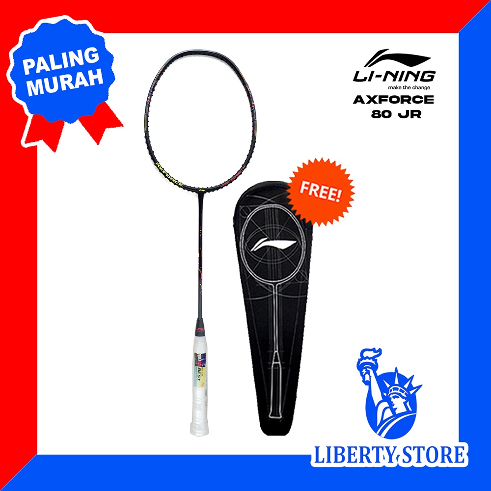 Raket Badminton ORIGINAL LINING AXFORCE 80 JR + TAS