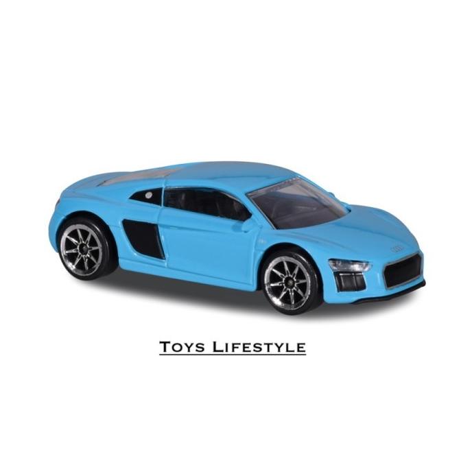 Majorette Diecast - Audi R8 Skala 1:64 (Biru) By Eastern