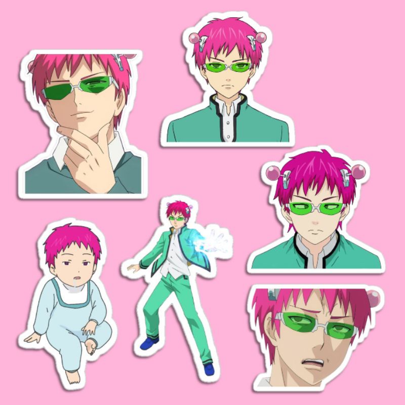 

Sticker Anime Saiki Saiki K stiker saiki anime merch stiker hp stiker laptop