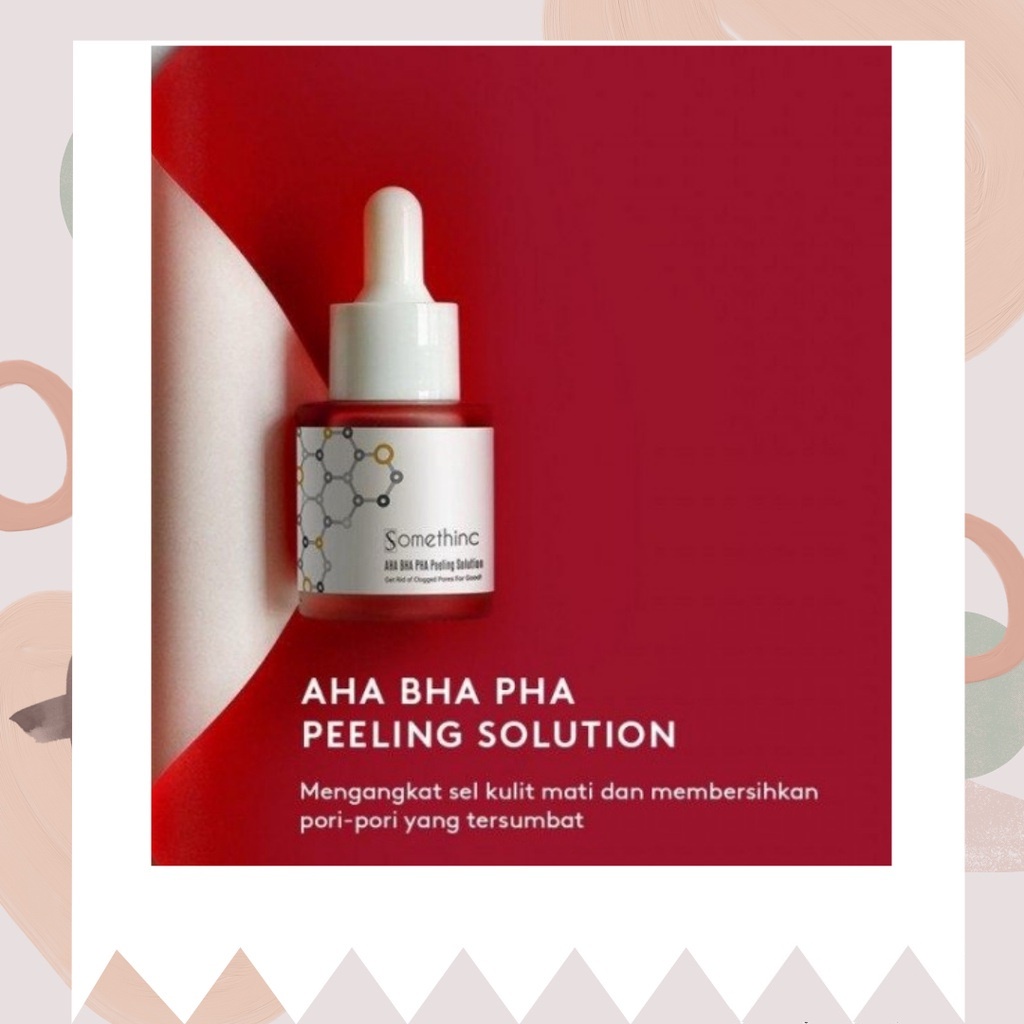 SOMETHINC AHA BHA PHA Peeling Solution - Peeling Serum 20ml Mengangkat Sel Kulit Mati