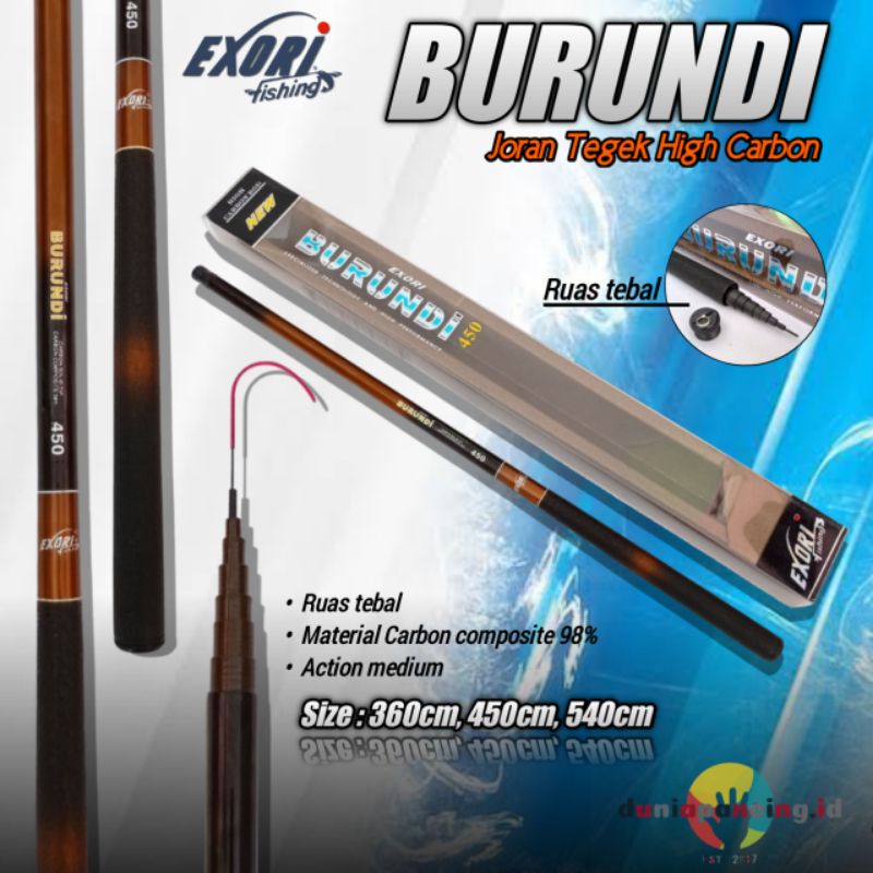 Joran tegek exori burundi 360 450 540 carbon material 98%