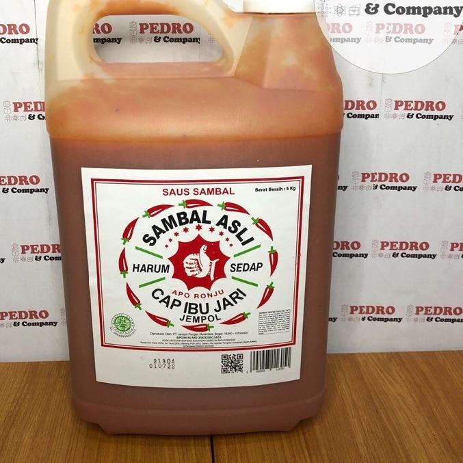

SALE✅Sambal asli cap ibu jari jempol 5 kg - chili sauce saus sambal jerigen|SQ2
