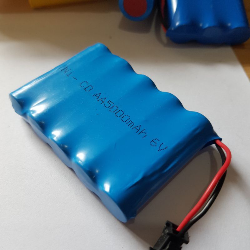 BATERAI MOBIL REMOT RC 6V NI CD 5000MAH 6V/BATERAI RC