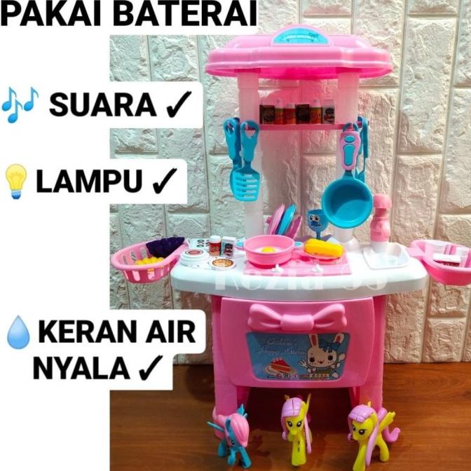 Mainan Anak Kitchen Set Little Pony Ukuran Besar Masak Masakan Anak