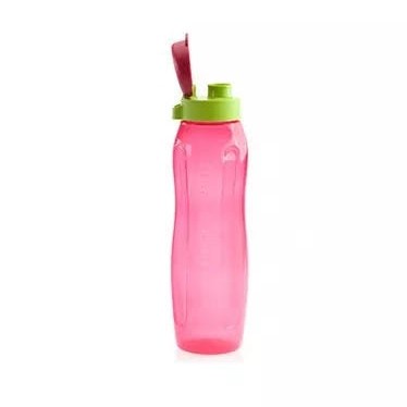 Bekal Botol Air Minum Eco 1Liter Tupperware Warna Fanta Dan Hitam 2Pcs Promo