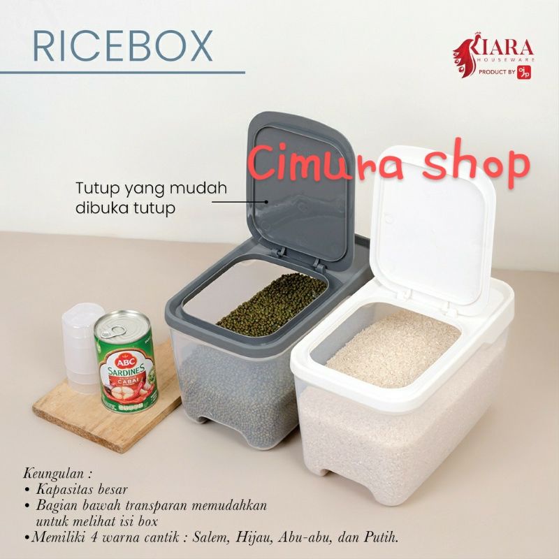 Rice box/rice box 5 kg/rice box citra/tempat beras citra /kotak beras