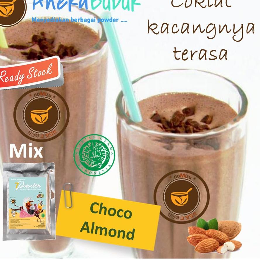 

✨10.10✨ BUBUK MINUMAN CHOCO ALMOND 1KG - SERBUK MINUMAN RASA COKLAT ALMON - CHOCO ALMOND POWDER DRINK - BUBUK COKLAT gas !!