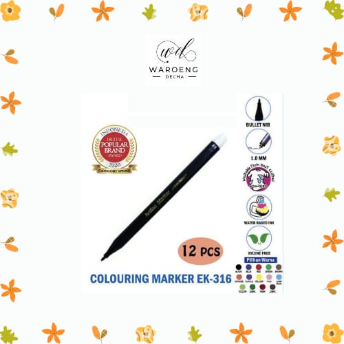 

ARTLINE Spidol Mewarnai Marker Hangsel EK-316 (SATUAN)