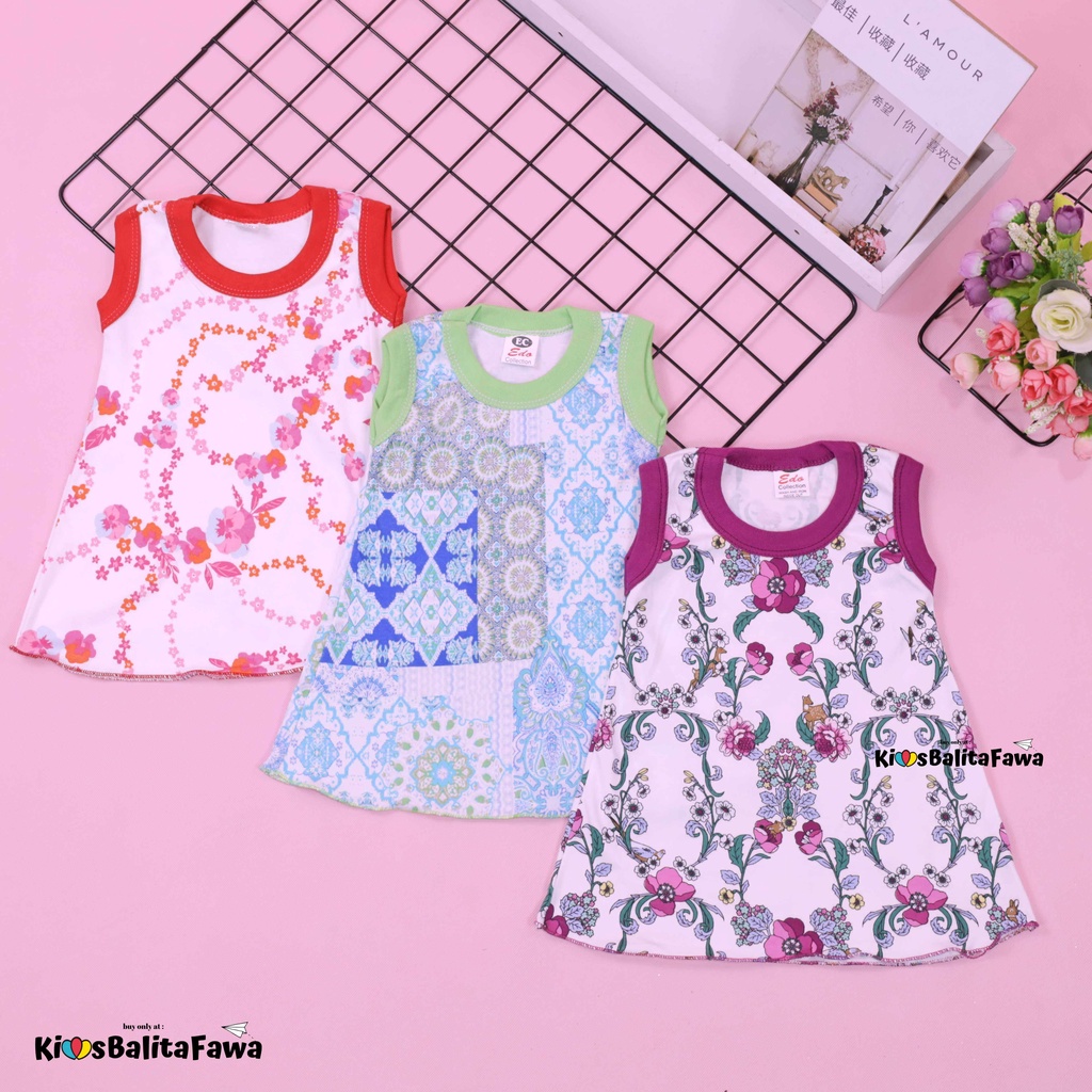 (BISA PILIH MOTIF) Daster Yukensi uk Bayi 0-12 Bulan / Baju Tidur Baby Adem Bahan Kaos Meylan Anak Perempuan babycinnamon