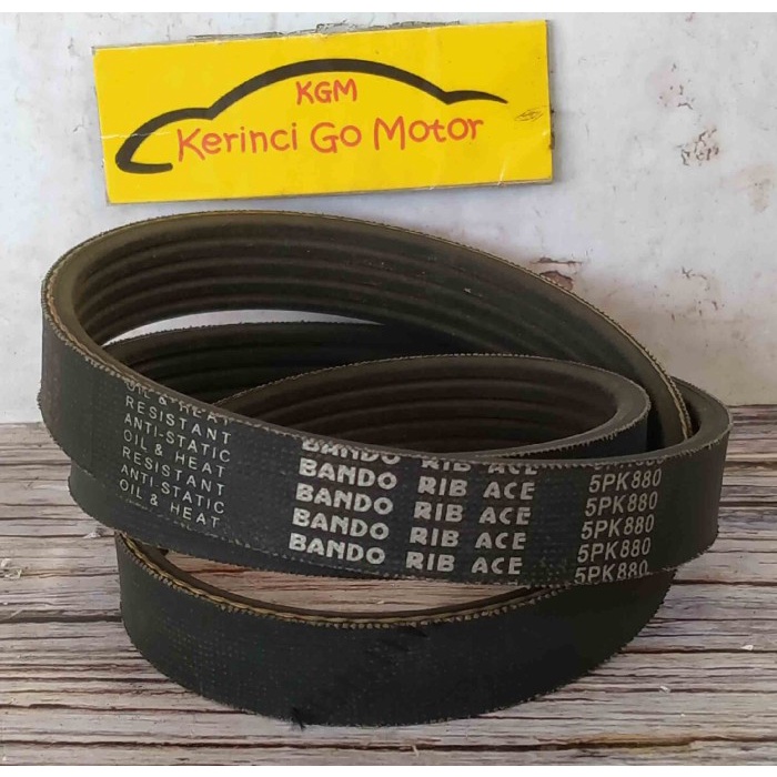 BANDO VAN BELT 5PK 880 RIB BELT TALI KIPAS 5PK-880 FAN BELT ALUR