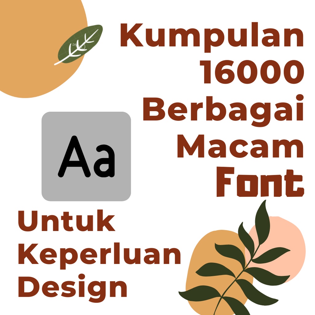 Font Keren dan Menarik untuk Design 16000 Font