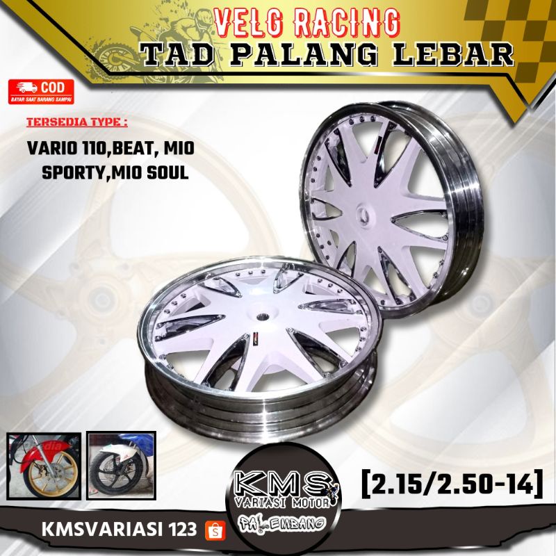 Velg Racing Motor Matic Mio Sporty, Vario 110, Beat Ring 14 TAD Model Extreme
