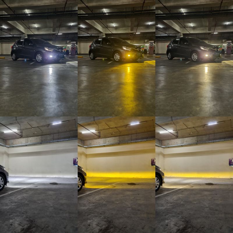 Paketan Lampu Led Brio Satya / Brio RS Facelift Foglamp 3 Warna