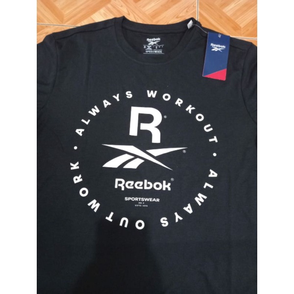 kaos Reebok Gs Training Statemant Tee Black