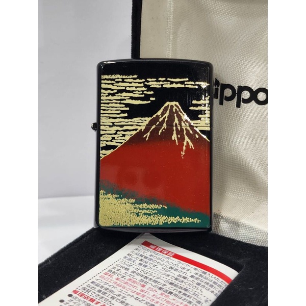 Original Zippo Mountain Black Coating Japan