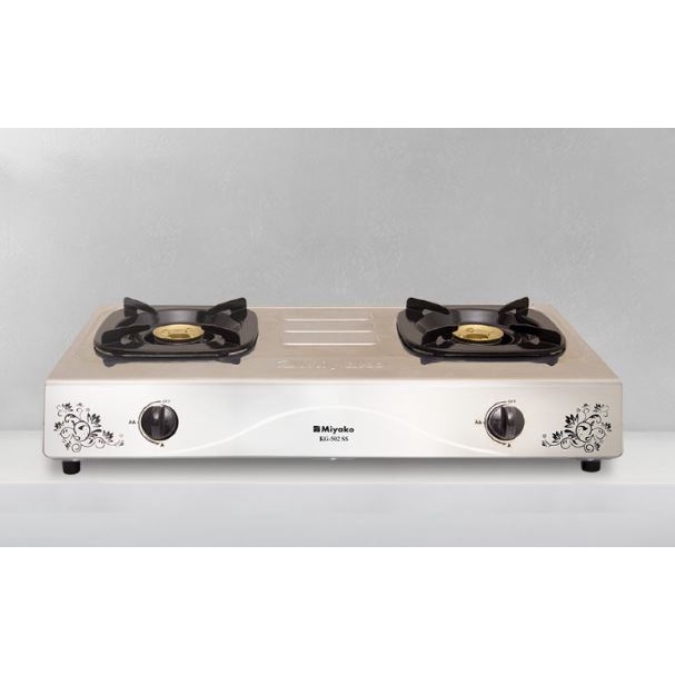 KOMPOR GAS KG-502SS MIYAKO / KOMPOR GAS / KOMPOR GAS 2 TUNGKU MIYAKO