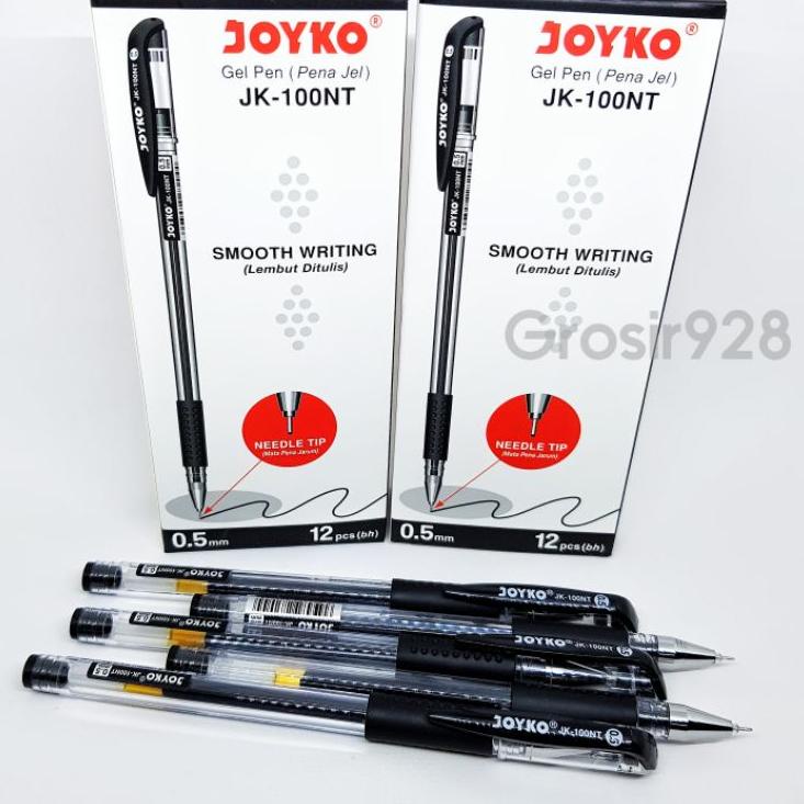 

Product Exclusive (Per 12) Gel Pen / Pulpen Gel / Pena Jel Hitam Joyko JK-100NT JK100NT