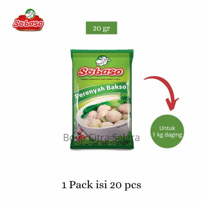 

Sobaso Tepung Perenyah Bakso 20gr (1 Pack)