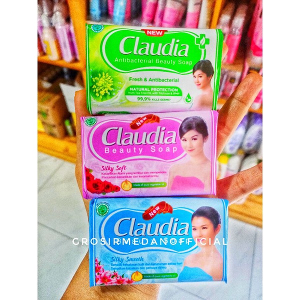 SABUN CLAUDIA HARUM WANGI - BAR SOAP KECANTIKAN KULIT - SABUN MANDI BATANG 60 G