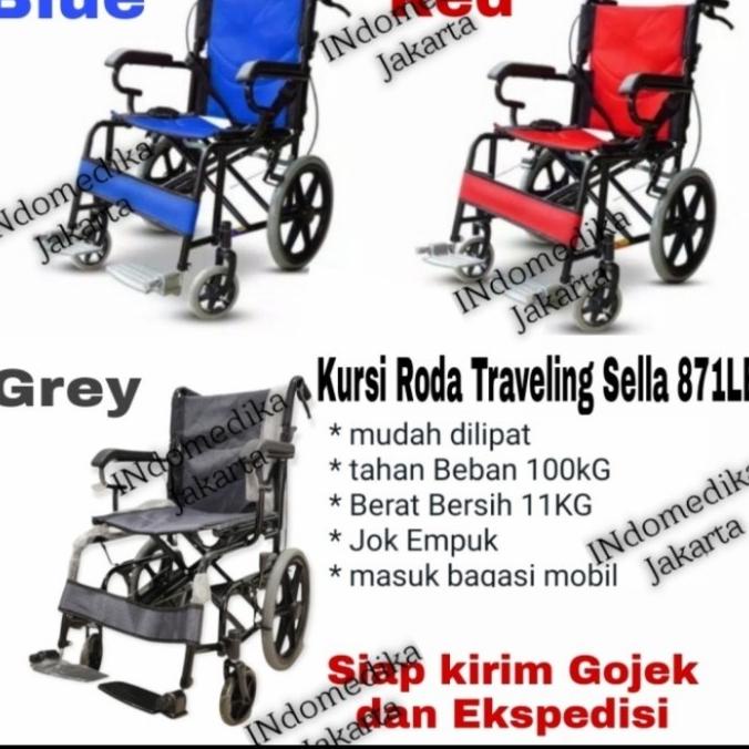 kursi roda traveling sella 871