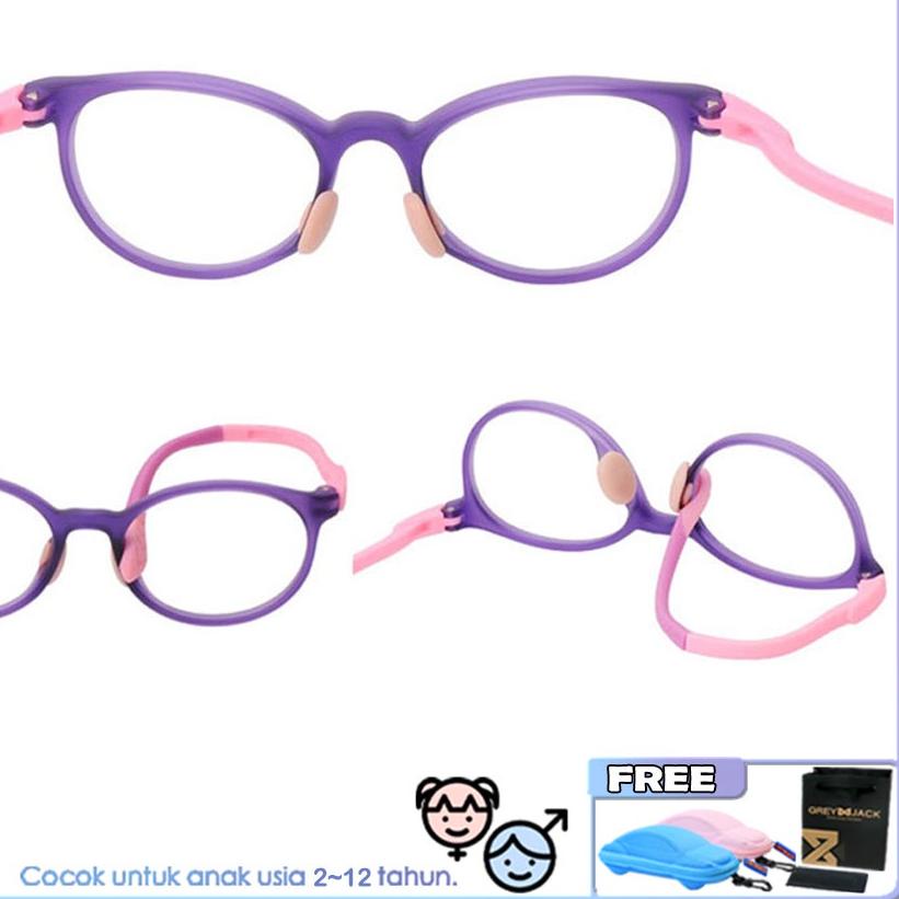 Quality Control✅Grey Jack/Kacamata ANAK anti radiasi blueray komputer HP TV TR90 ANAK KACAMATA MODEL