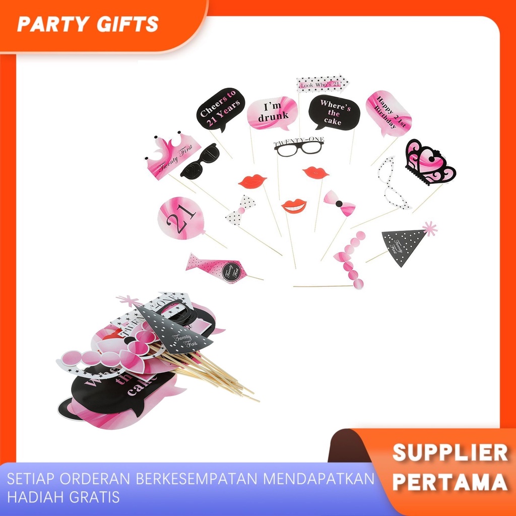 Photo Booth Props Aksesoris Photo Booth Kertas