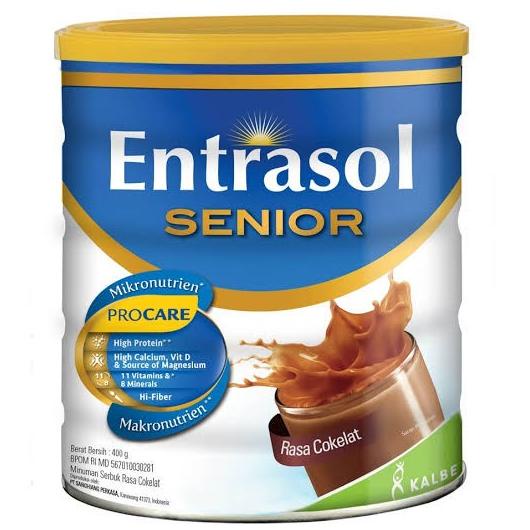 

[ COD ] entrasol senior coklat 400 gr