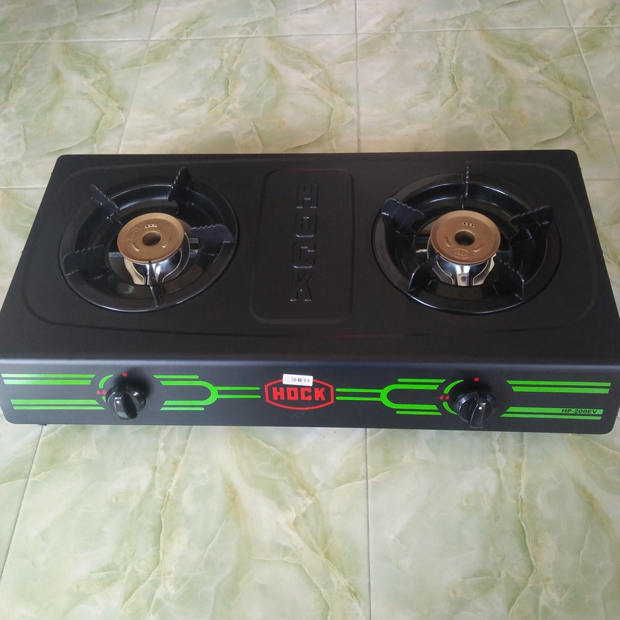 Kompor Hock 2 Tungku Burner Kuningan HP200EV