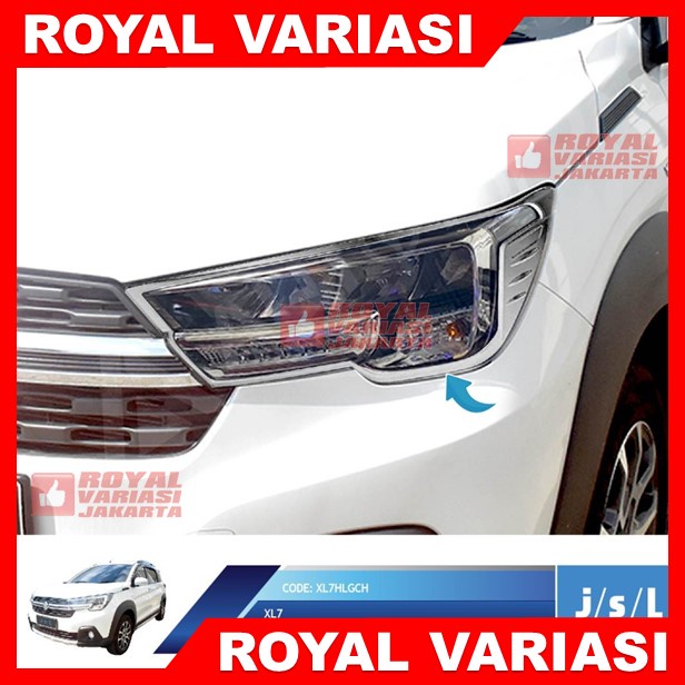 Garnish Lis List Chrome Lampu Depan Suzuki XL7