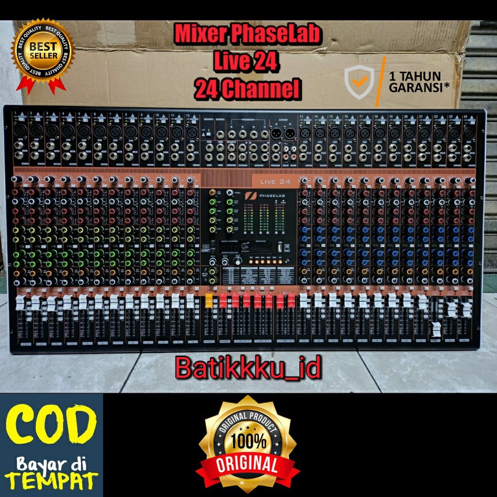 Mixer PhaseLab LIVE 24 LIVE24 ORIGINAL 24CH PHASE LAB