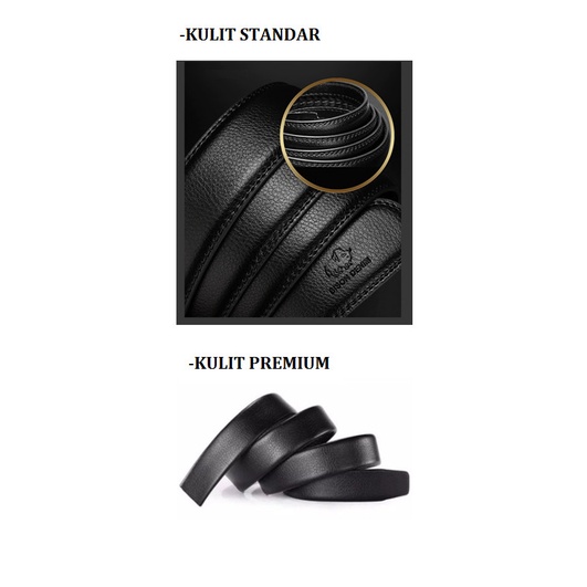 Aksesoris Tali Ikat Pinggang Kulit Asli Bison Denim Original