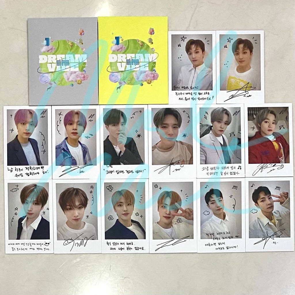 Polaroid Dream Vibe NCT Dream READY Sharing Pola PC Jaemin Jeno Renjun Mark Haechan Chenle Jisung Dr